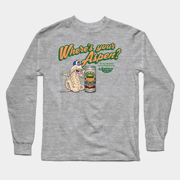 Where's Your Aspen? Long Sleeve T-Shirt by Chewbaccadoll